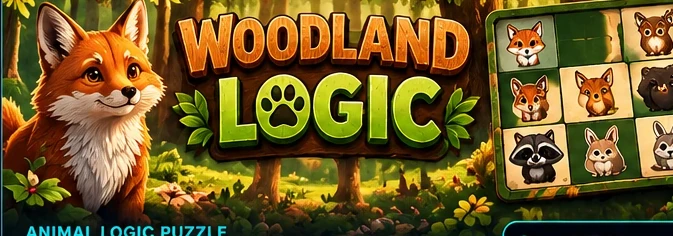 Woodland Logic illustrated game artwork